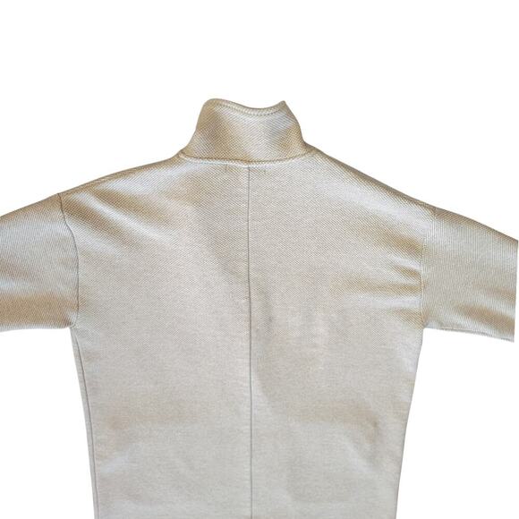 BANANA REPUBLIC Relaxed Fit Knit Double Breasted Grandpa Blazer Womens L Lounge - Picture 6 of 14